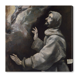 El Greco "Św. Franciszek otrzymujący stygmaty" - reprodukcja