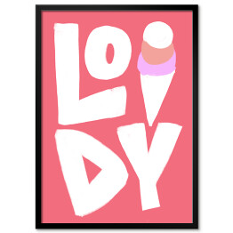 Lody - kolorowa ilustracja