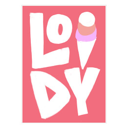 Lody - kolorowa ilustracja