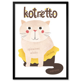 Ilustracja - kotretto - kocie kawy