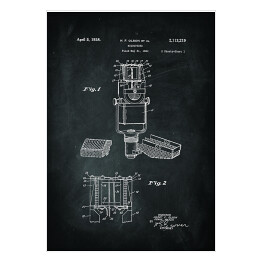 H. F. Olson Et Al - mikrofon - patenty na rycinach - czarno białe