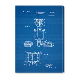 H. F. Olson Et Al - mikrofon - patenty na rycinach blueprint