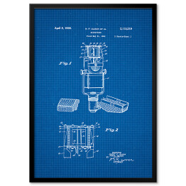 H. F. Olson Et Al - mikrofon - patenty na rycinach blueprint