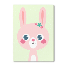 Zwierzaczki - różowy królik