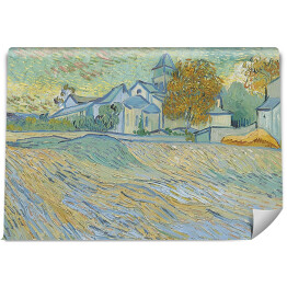 Vincent van Gogh "Widok na kościół Saint-Paul-de-Mausole" - reprodukcja