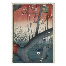Utugawa Hiroshige Plum Park in Kameido. Reprodukcja
