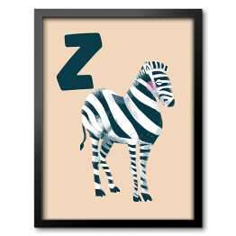 Alfabet - Z jak zebra