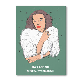 Hedy Lamarr - inspirujące kobiety - ilustracja