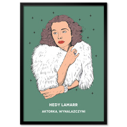 Hedy Lamarr - inspirujące kobiety - ilustracja