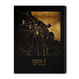 Czarno złota mapa - Opole