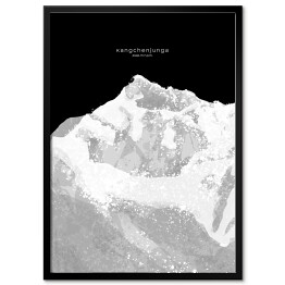 Kangchenjunga - minimalistyczne szczyty górskie
