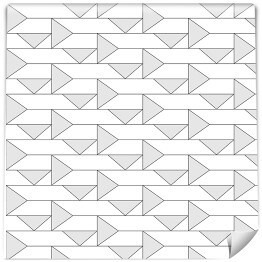 Tapeta samoprzylepna w rolce Wzór geometryczny z szarymi trójkątami. Tekstylia domowe