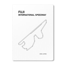 Fuji International Speedway - Tory wyścigowe Formuły 1 - białe tło