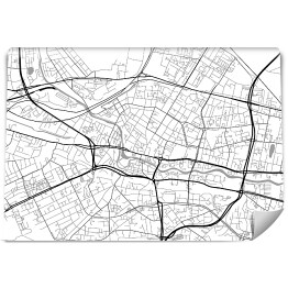 Minimalistyczna mapa Bydgoszczy