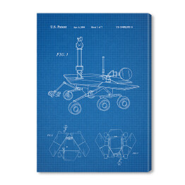 Kosmos - patenty na rycinach blueprint