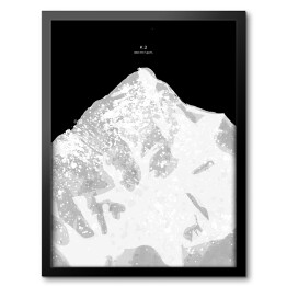 K2 - minimalistyczne szczyty górskie