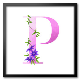 Roślinny alfabet - litera P jak powojnik