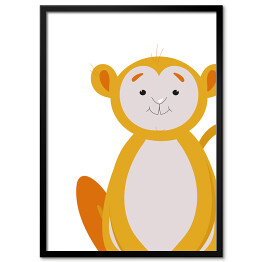 Wesoła małpka - dziecięca dekoracja