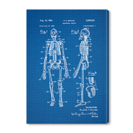R. S. Bezark - ludzka anatomia - ryciny blueprint