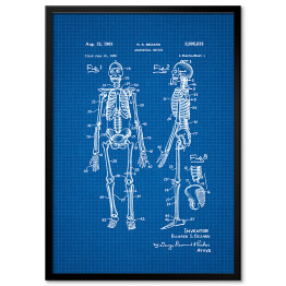 R. S. Bezark - ludzka anatomia - ryciny blueprint