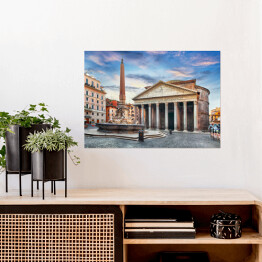 Plakat samoprzylepny Rzym - Panteon