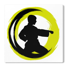 Obraz na płótnie Karate - ilustracja