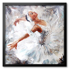 Obraz w ramie Baletnica w tańcu