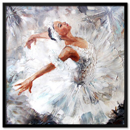 Plakat w ramie Baletnica w tańcu