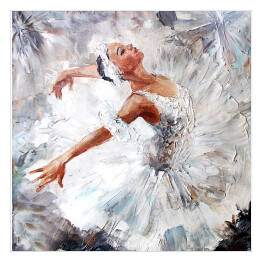 Plakat samoprzylepny Baletnica w tańcu