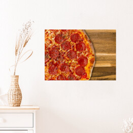Plakat Pizza z pepperoni