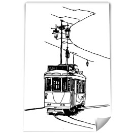 Fototapeta Stary tramwaj w Lizbonie
