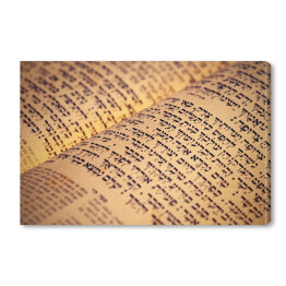 Obraz na płótnie Ładna stara żydowska książka