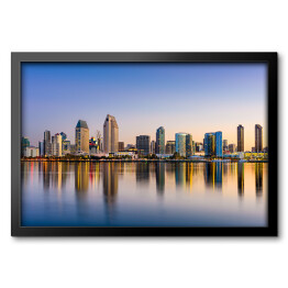 Obraz w ramie Panorama San Diego w Kalifornii