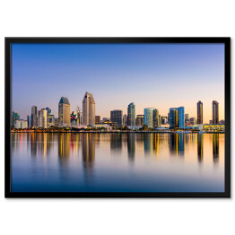 Plakat w ramie Panorama San Diego w Kalifornii