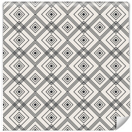 Tapeta samoprzylepna w rolce Kwadraty oddzielone zygzakiem - stylowy minimalistyczny wzór