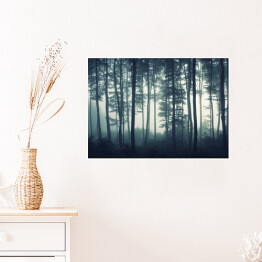 Plakat Mgła w mrocznym lesie
