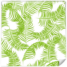Tapeta samoprzylepna w rolce Tropikalne liście na jasnym tle
