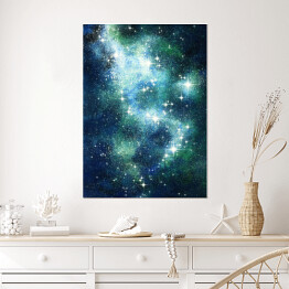Plakat samoprzylepny Piękne niebo pełne gwiazd