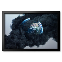 Obraz w ramie Ogólnoświatowa katastrofa