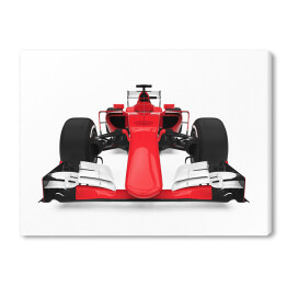 Samochód wyścigowy Formuły 1 - grafika na białym tle