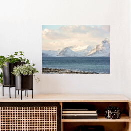 Plakat samoprzylepny Wyspa Lofoten, Norwegia