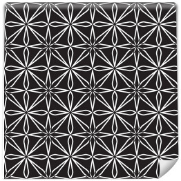 Tapeta samoprzylepna w rolce Geometryczne wzory w kwiatowym stylu