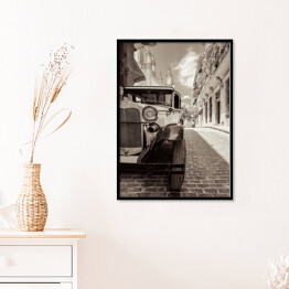 Plakat w ramie Zabytkowy samochód Ford - fotografia w stylu vintage