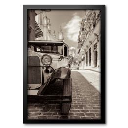 Obraz w ramie Zabytkowy samochód Ford - fotografia w stylu vintage
