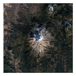 Góra widziana z kosmosu, widok satelitarny