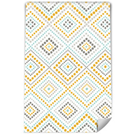 Tapeta samoprzylepna w rolce Kolorowy kropkowany ornament