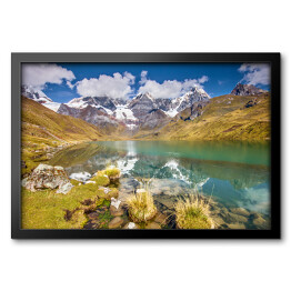 Obraz w ramie Cordillera Huayhuash - Peru