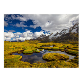 Plakat samoprzylepny Peru - Pasmo Górskie Huayhuash