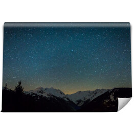 Fototapeta Niebo pełne gwiazd w Alpach w Austrii