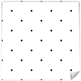 Wzór w czarne kropki na białym tle